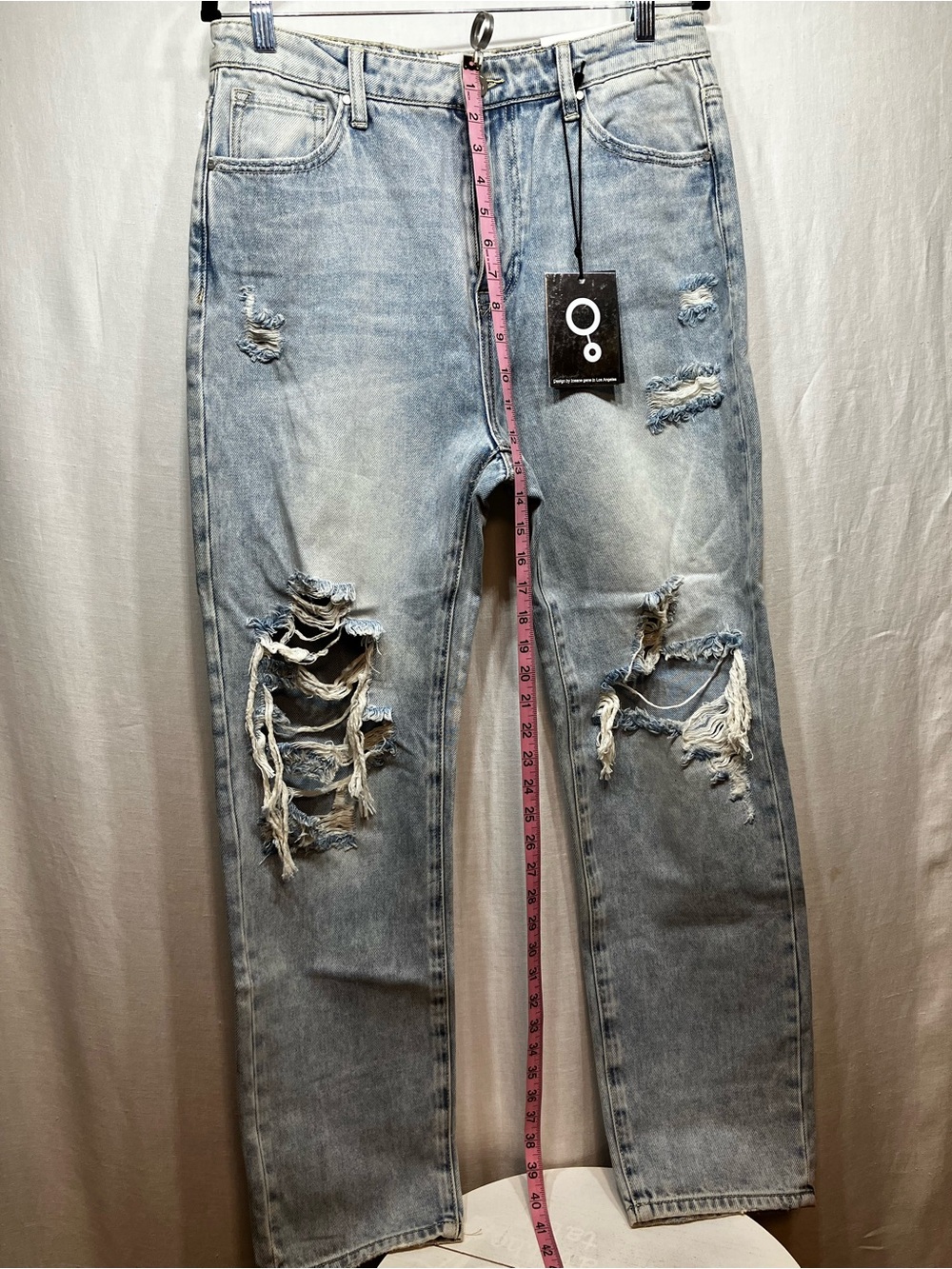 Insane Gene High Rise Destroyed Wide Leg NWT size 9